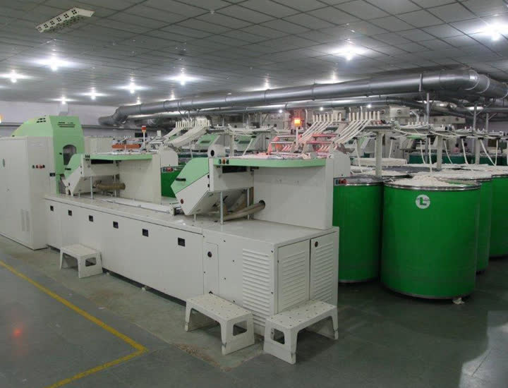 Spinning preparation line at partner mill