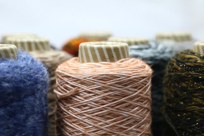 Fancy acrylic yarn cones