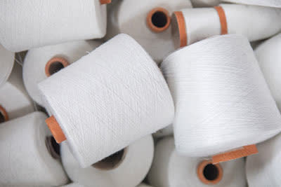 Polyester grey spun yarn